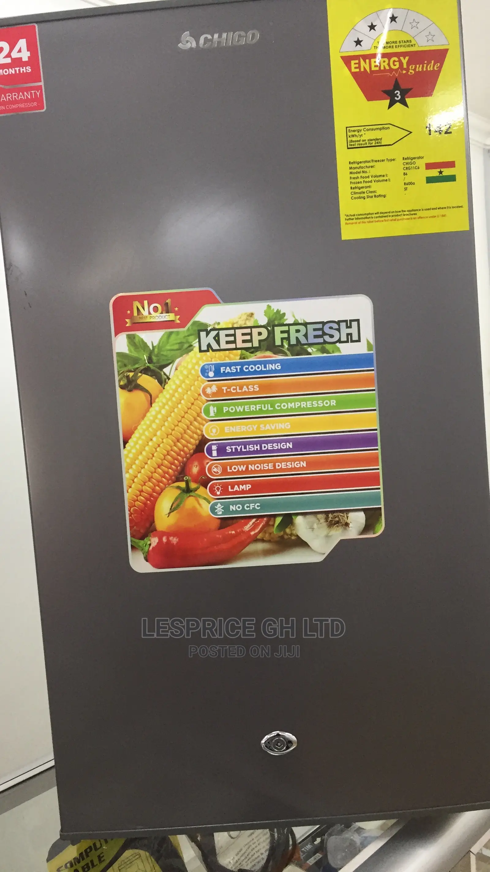 CHIGO Tabletop Fridge