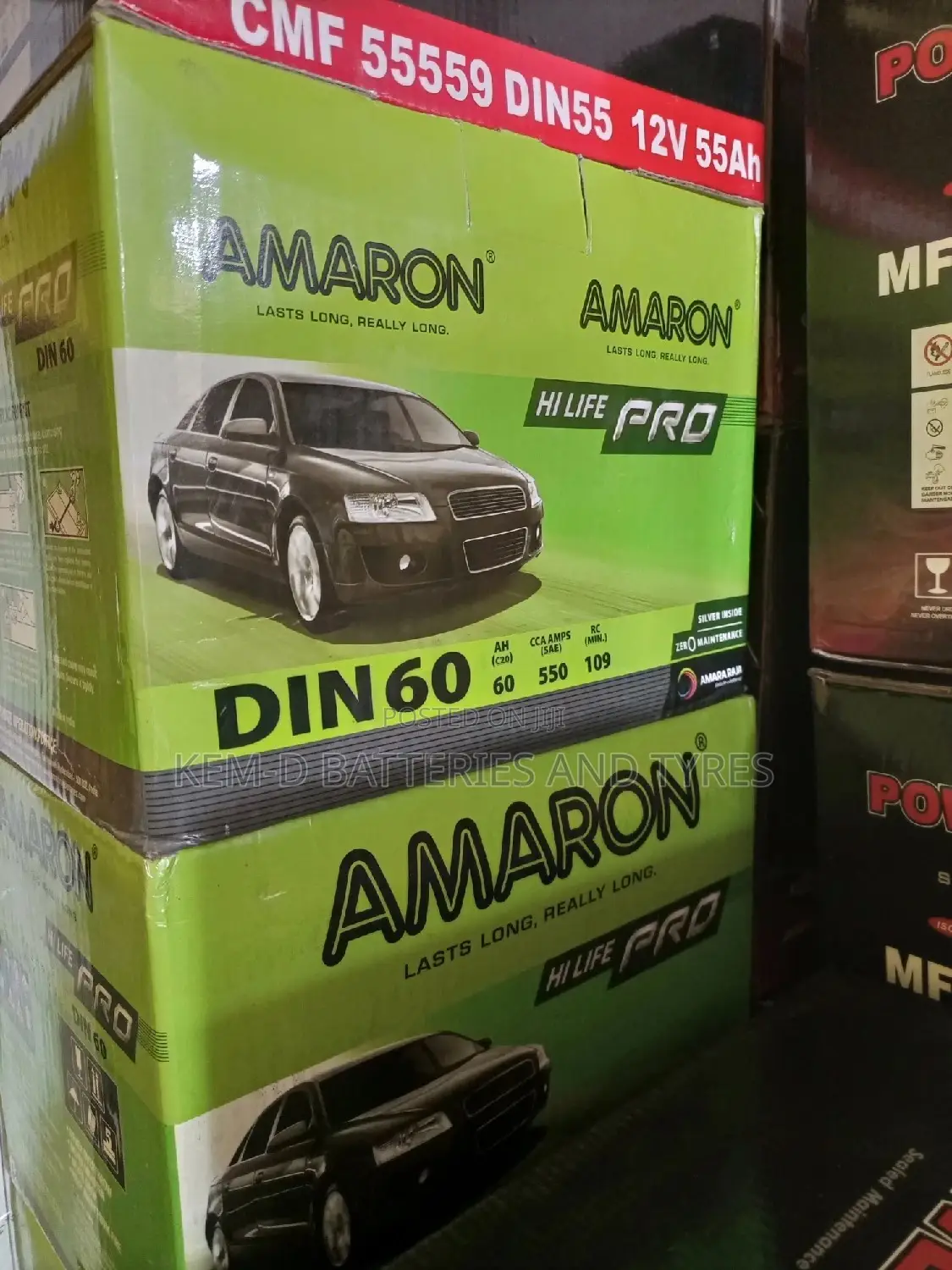 Amaron Batteries - 12v 60ah Amaron