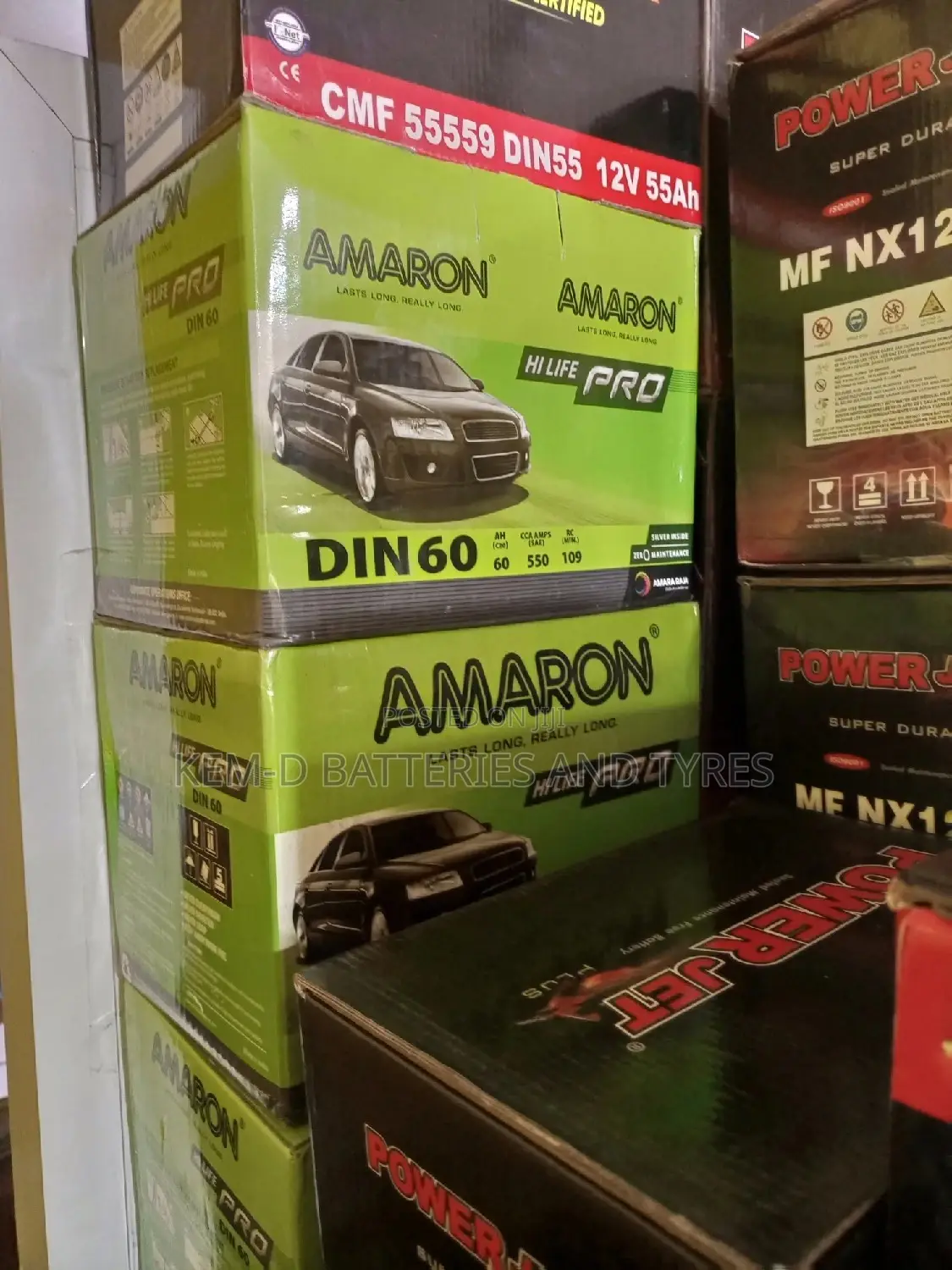 Amaron Batteries - 12v 60ah Amaron