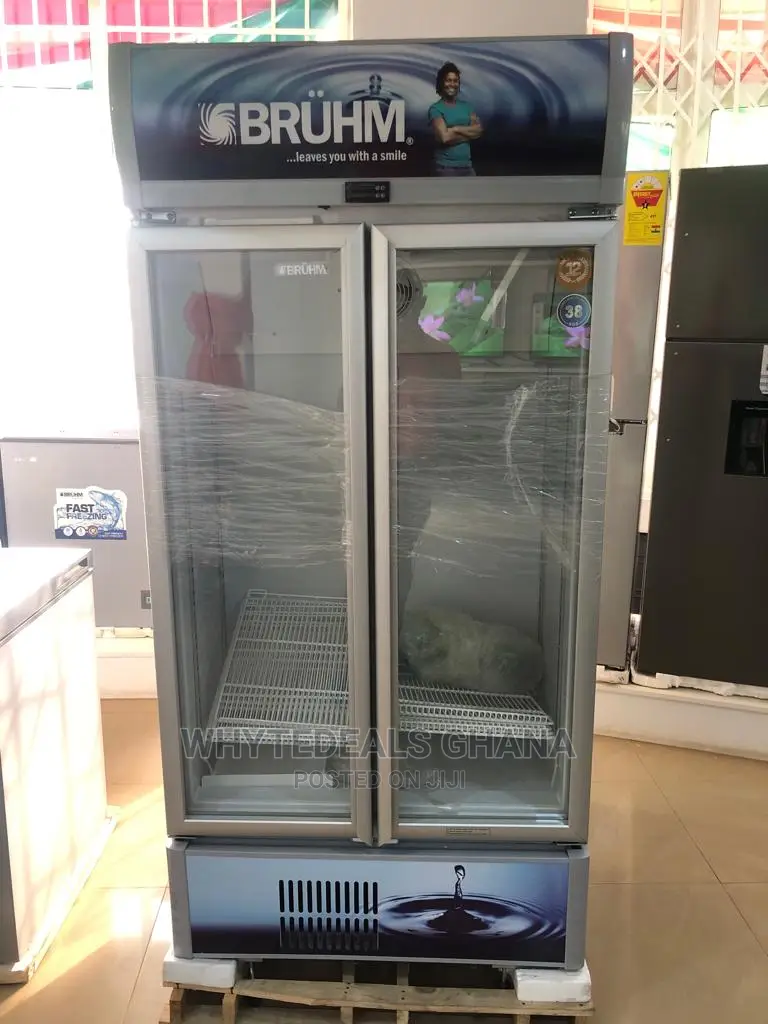 Energy Saving Bruhm Side-by-Side Beverage Cooler Frost Free