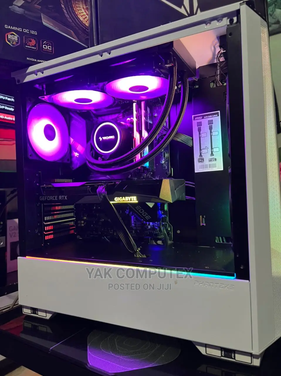 New Desktop Computer MSI Gaming 24 6QE 4K 32GB Intel Core i7 SSD 500GB