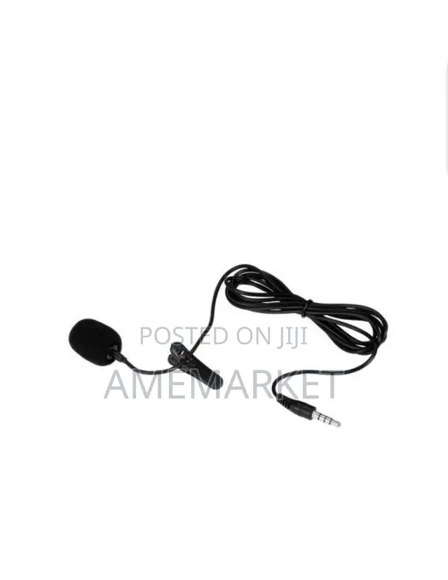 Quality Clip-on Lapel Microphone for Phones and Computers