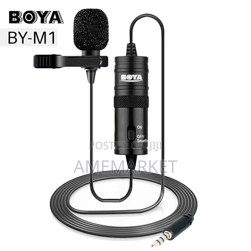 Boya BY-M1 Omnidirectional Video Lavalier Microphone. 5.7m