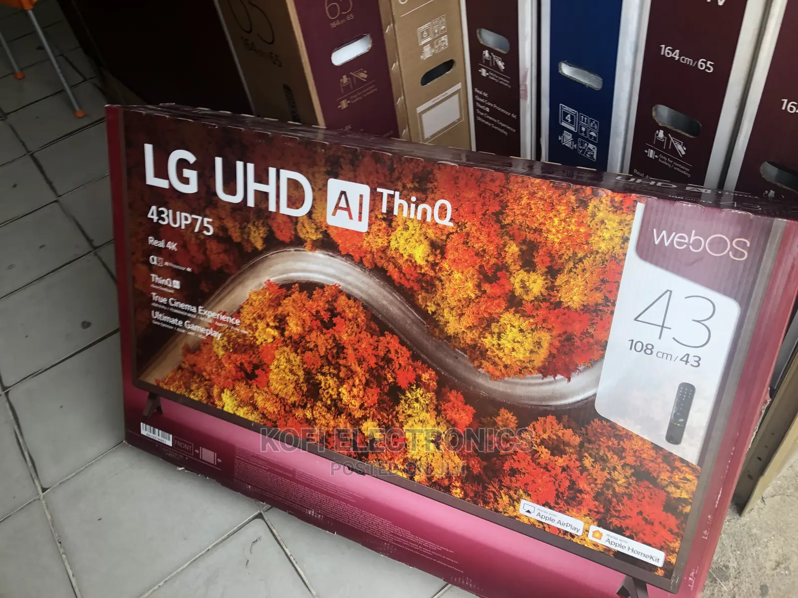 LG 43'' 4K Ultra HD Smart Tv, Netflix, Magic Remote 43up7550