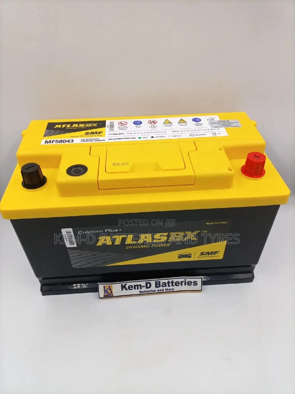 17 Plates Atlasbx Batteries - From Korea for C250