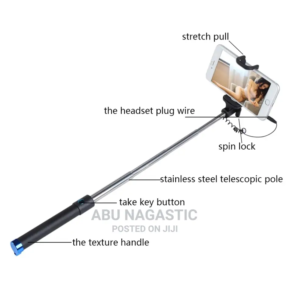 Universal Handheld Wired Selfie Stick