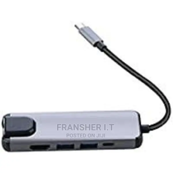 Type C DOCK STATION (OT-9591B) USB C Hub 8 in 1 Hub Adapter