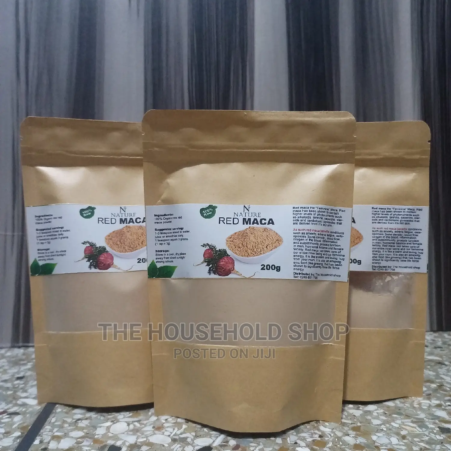 Raw Maca Powder (Red, Yellow, Black, Tri-Color Blend)