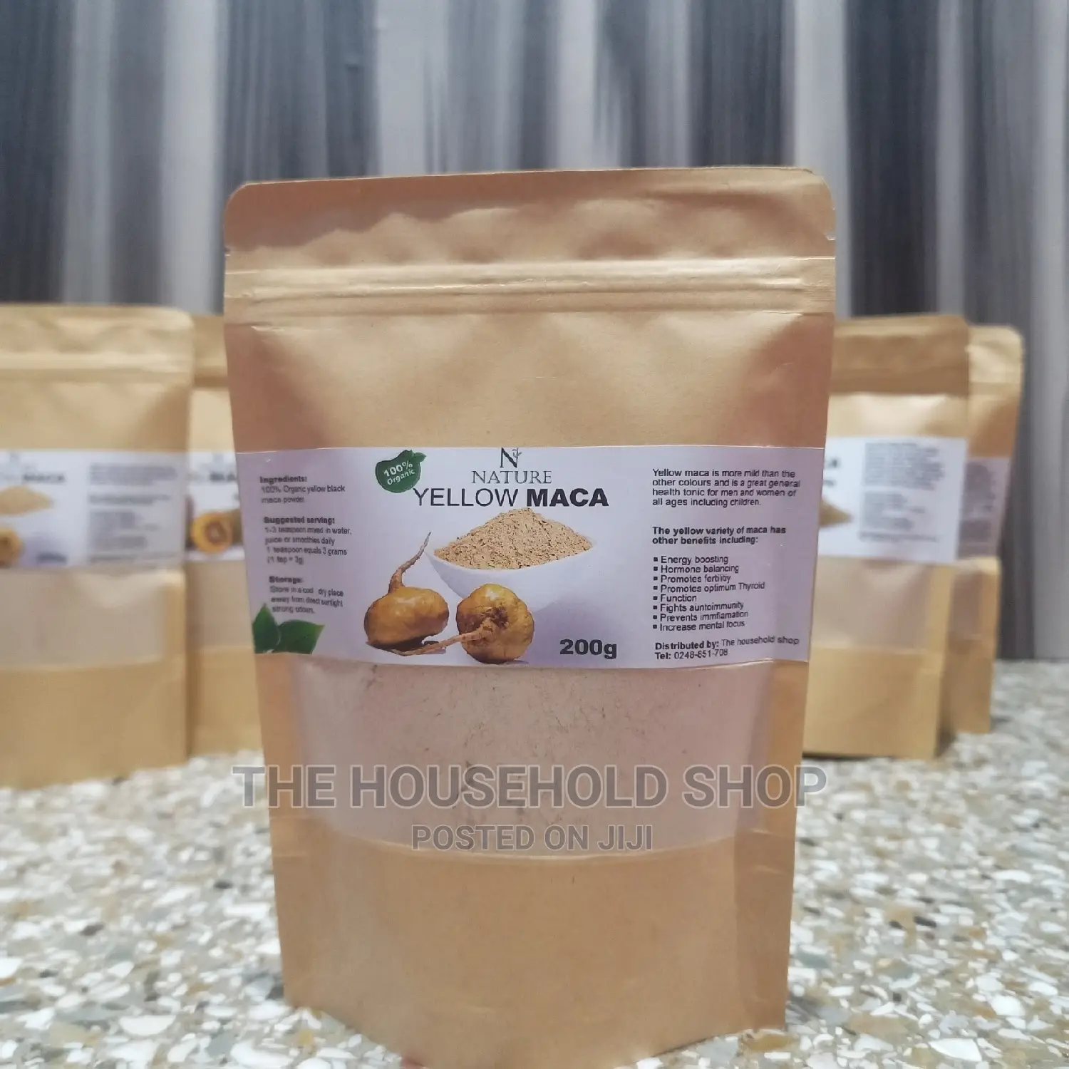 Raw Maca Powder (Red, Yellow, Black, Tri-Color Blend)