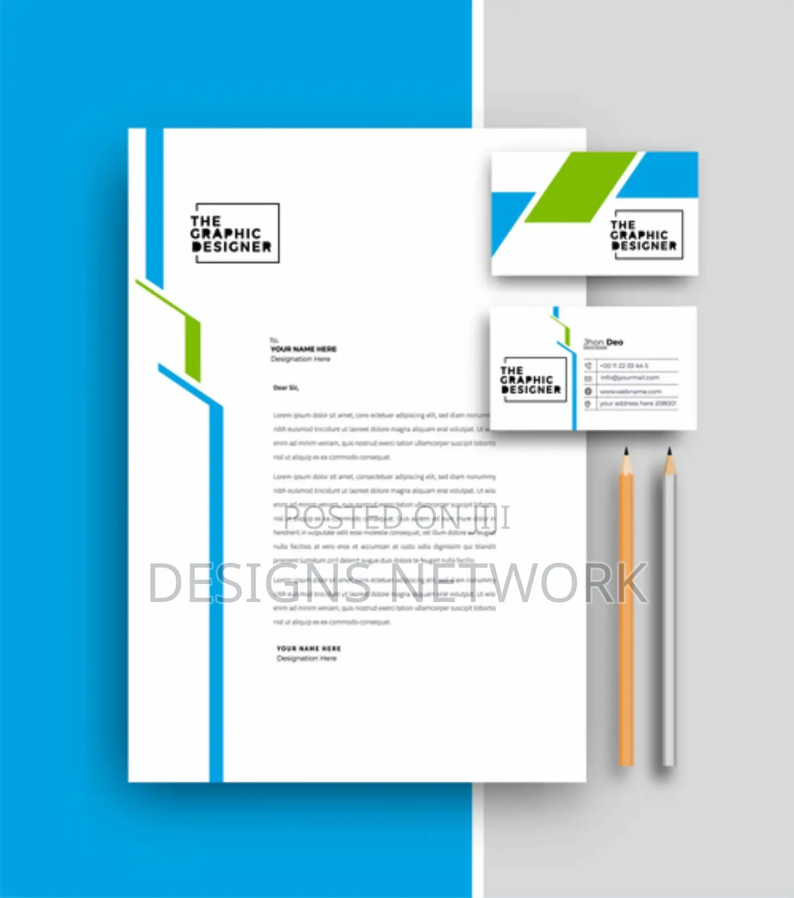 Business Cards and Letter Head Designs