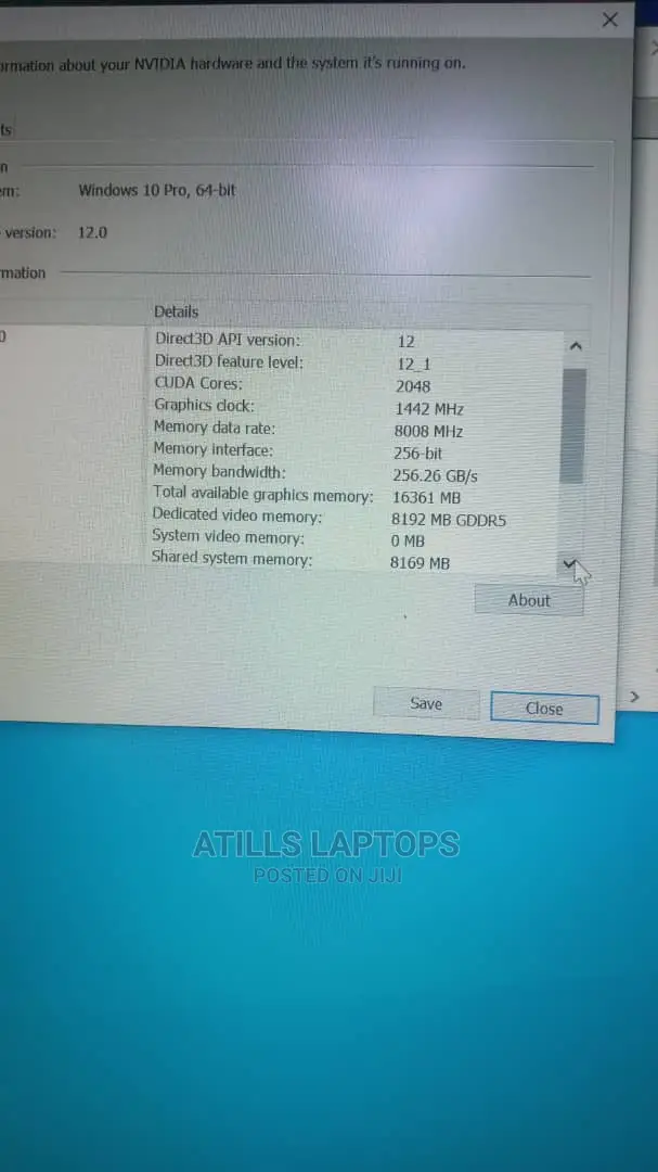 Laptop Gigabyte X7 V6 16GB Intel Core I7 SSD 512GB