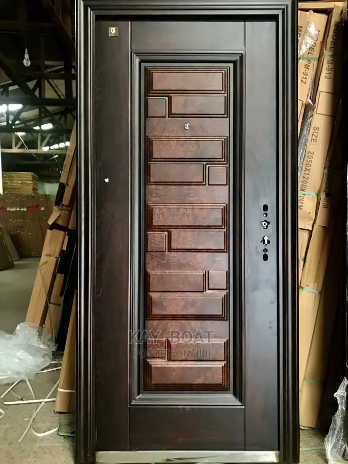 A Solid Door With All Accessories