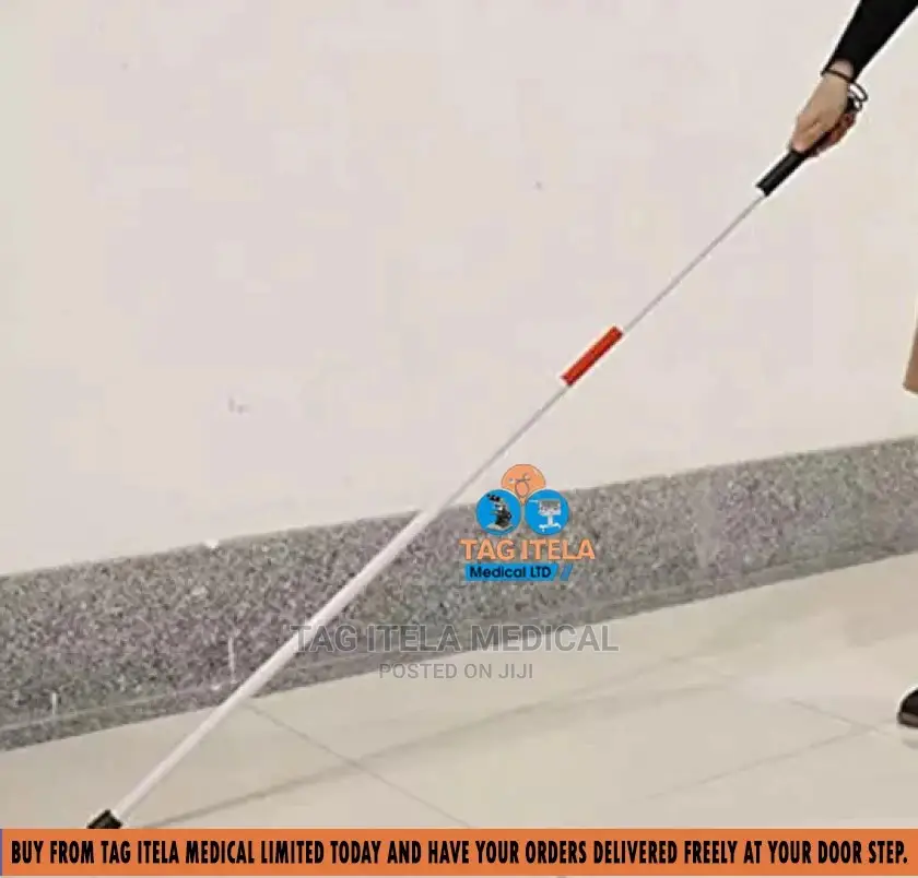 White Cane Walker (Foldable)