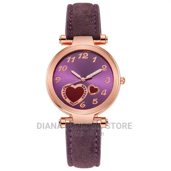 New Women's Fashion Brand Watch Love Watch Peach Heart