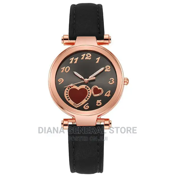 New Women's Fashion Brand Watch Love Watch Peach Heart