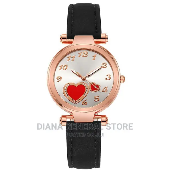 New Women's Fashion Brand Watch Love Watch Peach Heart