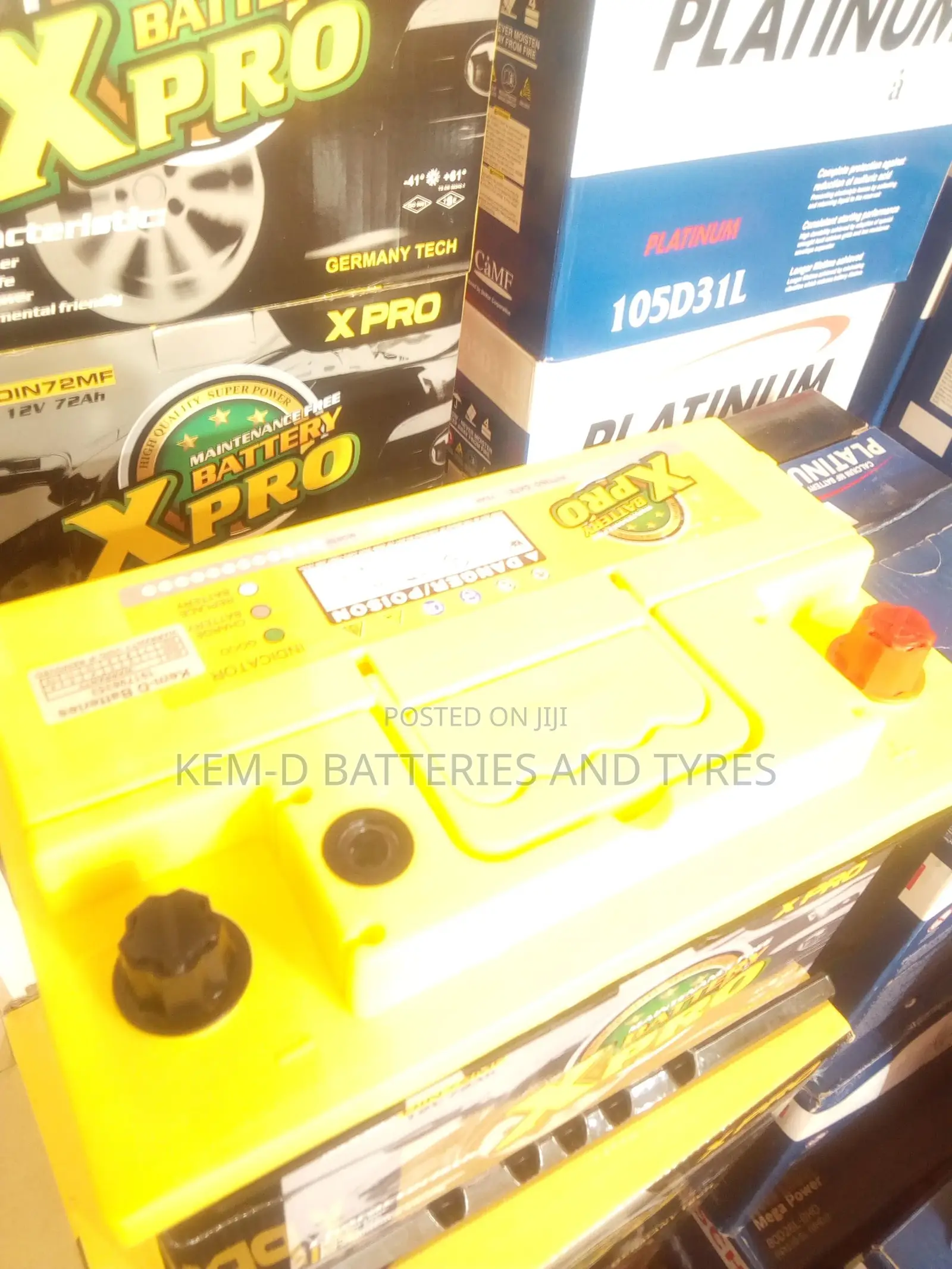 15 Plates Car Battery ( Free Home Delivery ) Xpro Batteries