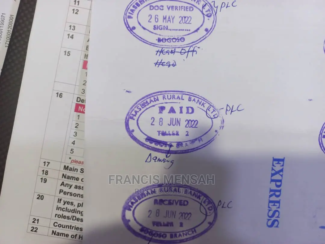 Oval Self Ink Rubber Stamps
