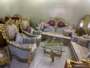 Golden Sofa Set. Free Delivery 