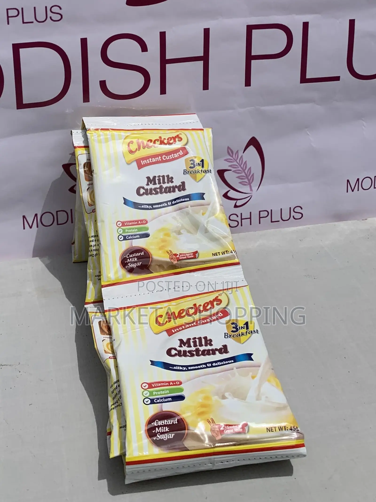 Checkers Milk Custard (45g*10)