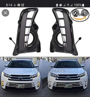 Highlander 18 Fog Light Covers Led