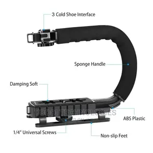 U/C Shape Portable Bracket Stabilizer for All SLR Cameras