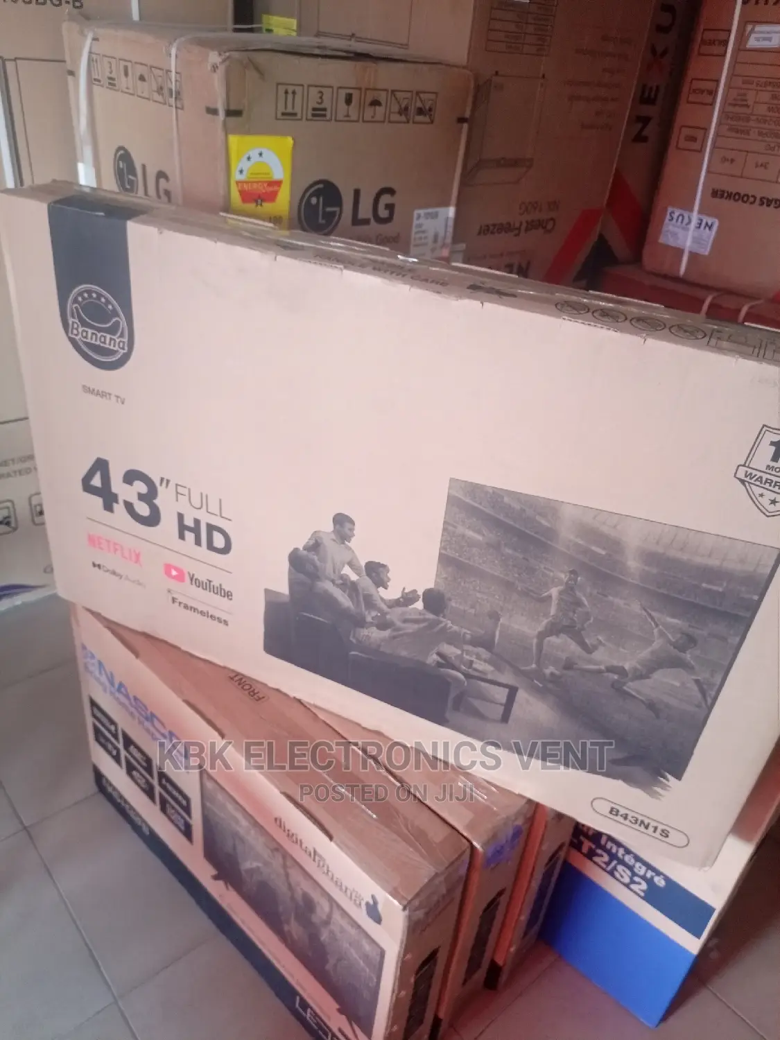 Banana 43" Smart Android Full HD Led Digital Tv