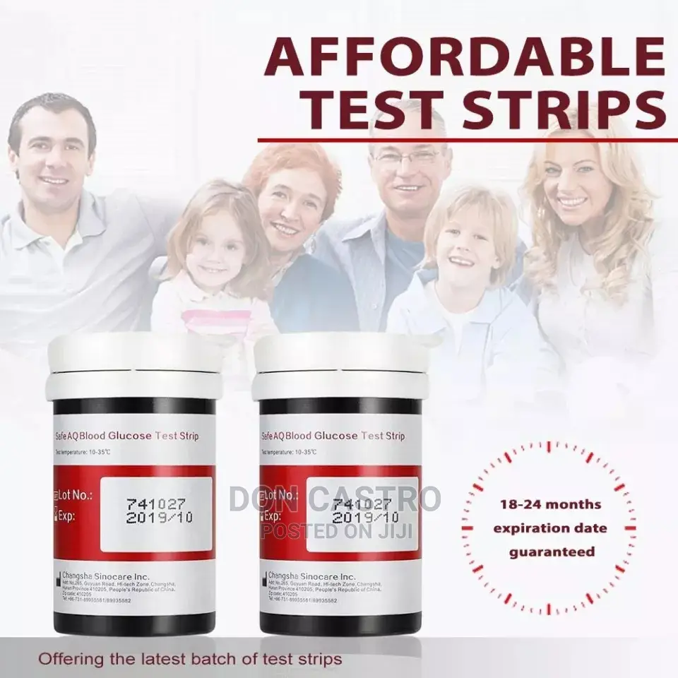 Sinocare Blood Glucose Test Strips 50 With 50 Lancets