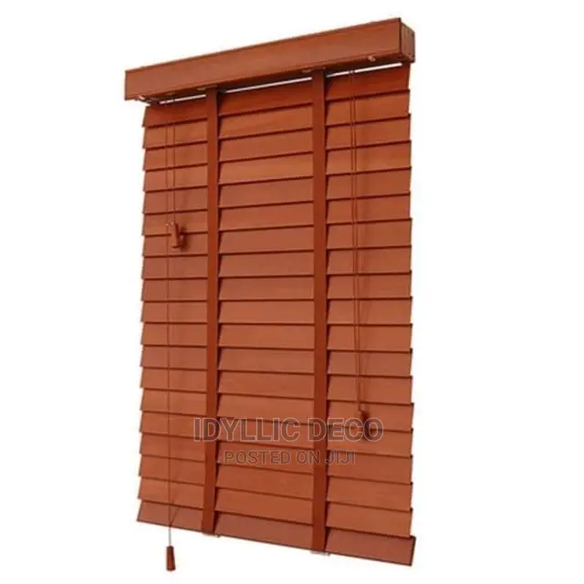 Brown Wooden Blinds