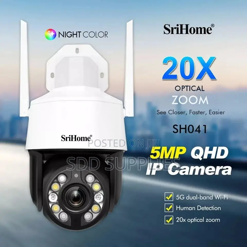 5MP 100m 20X Zoom High Grade Security Camera IP
