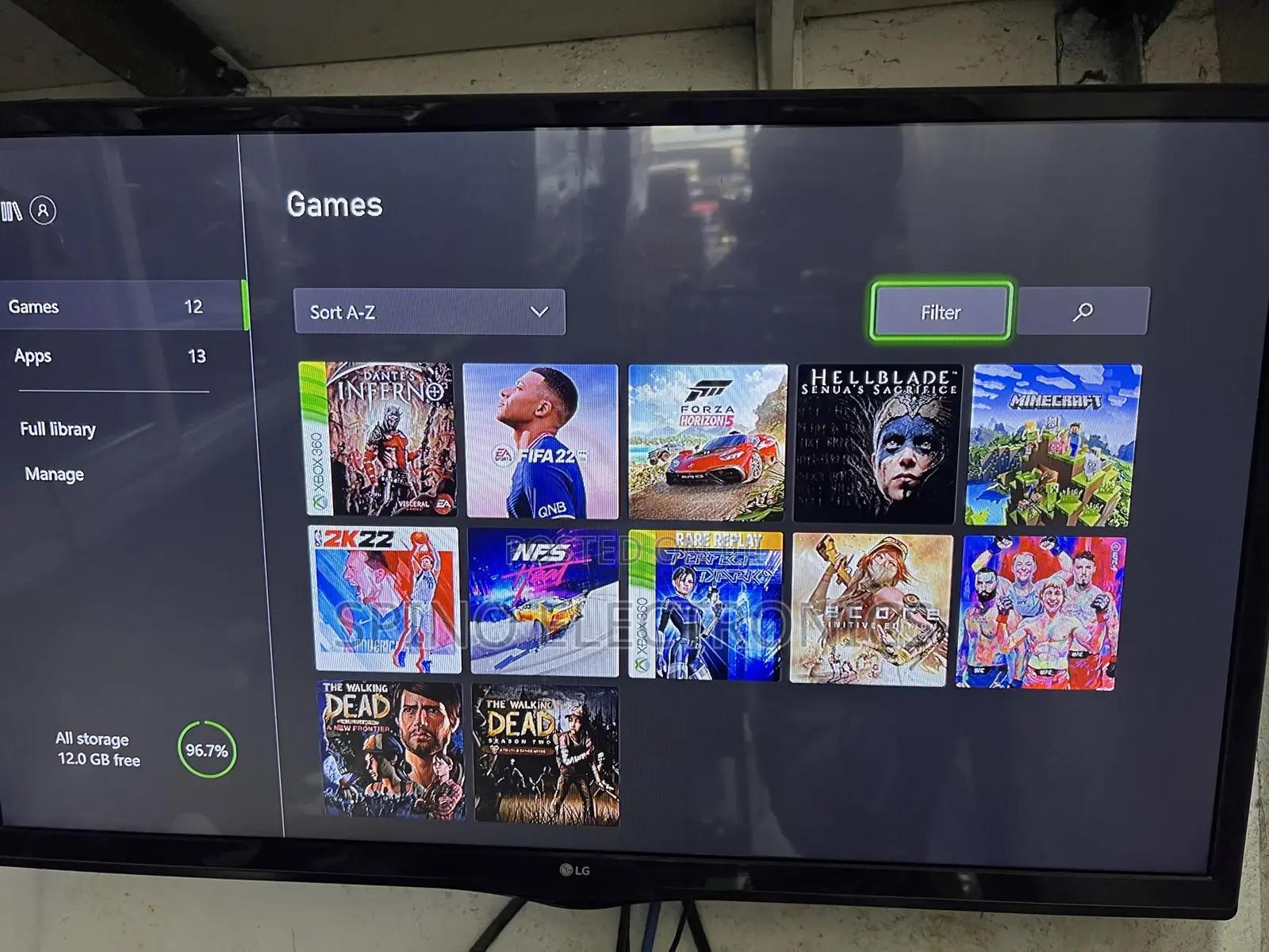 Xbox One S With 12 Game