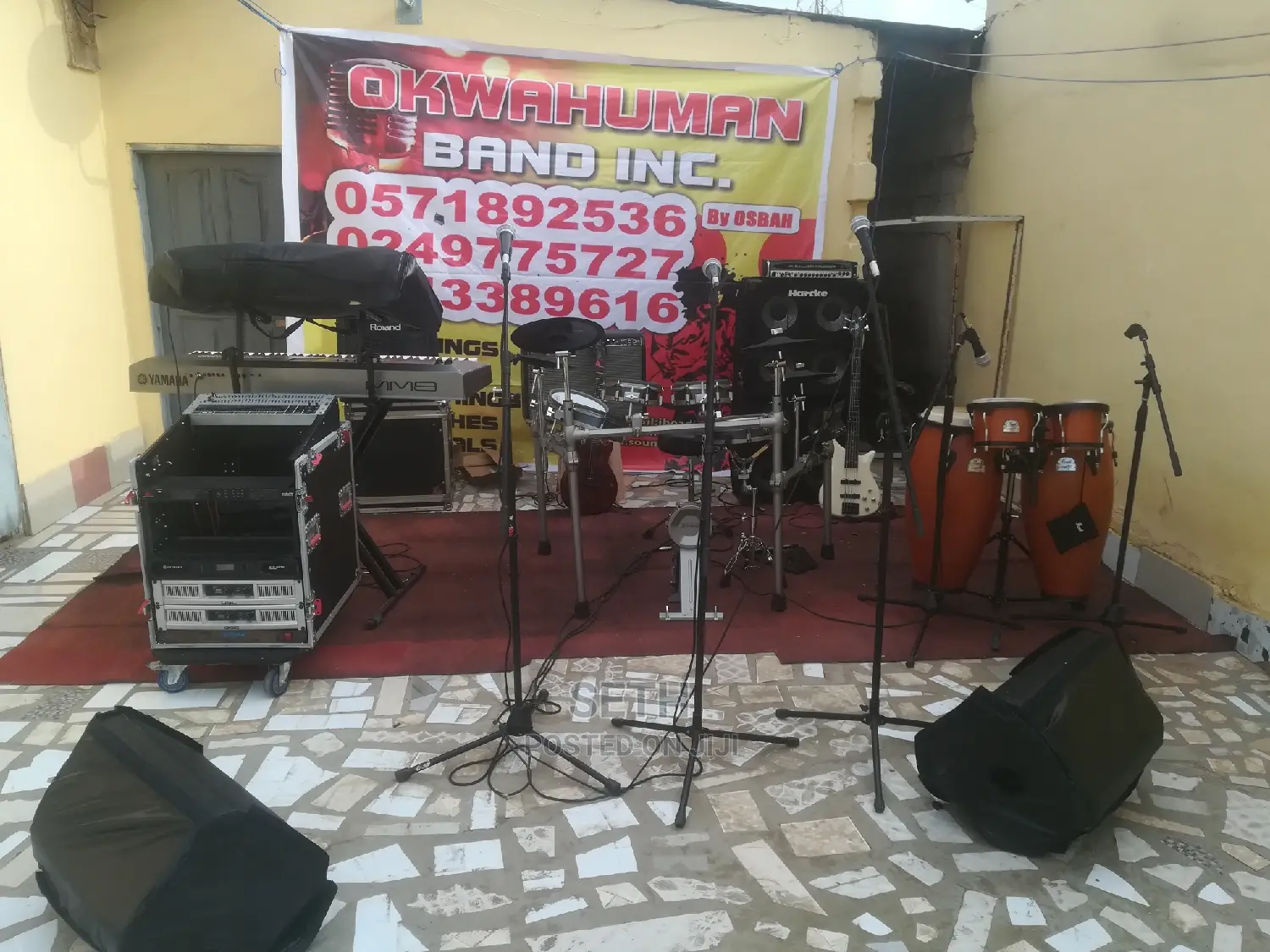 Musical Instruments Rentals and Live Band
