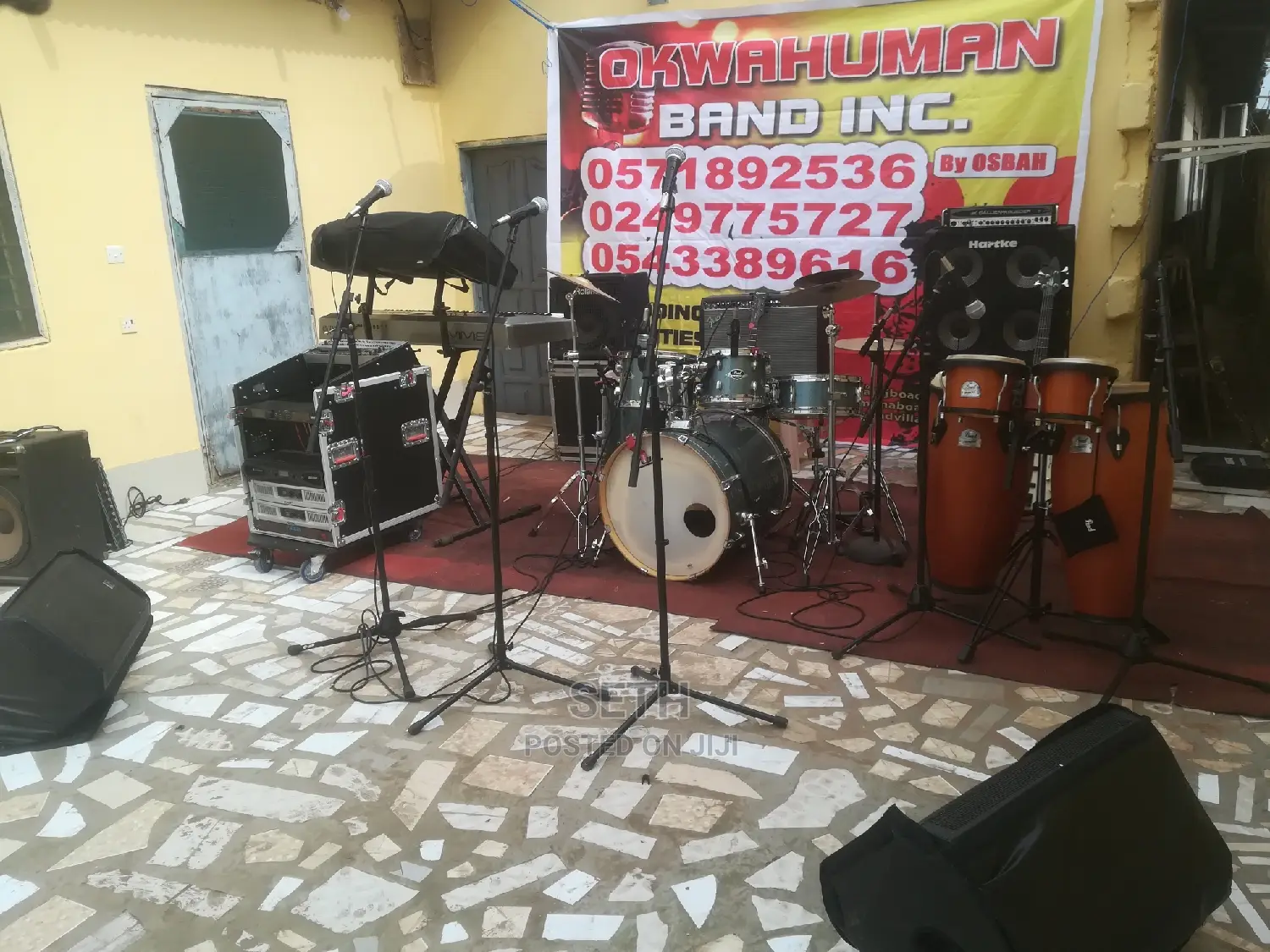 Musical Instruments Rentals and Live Band