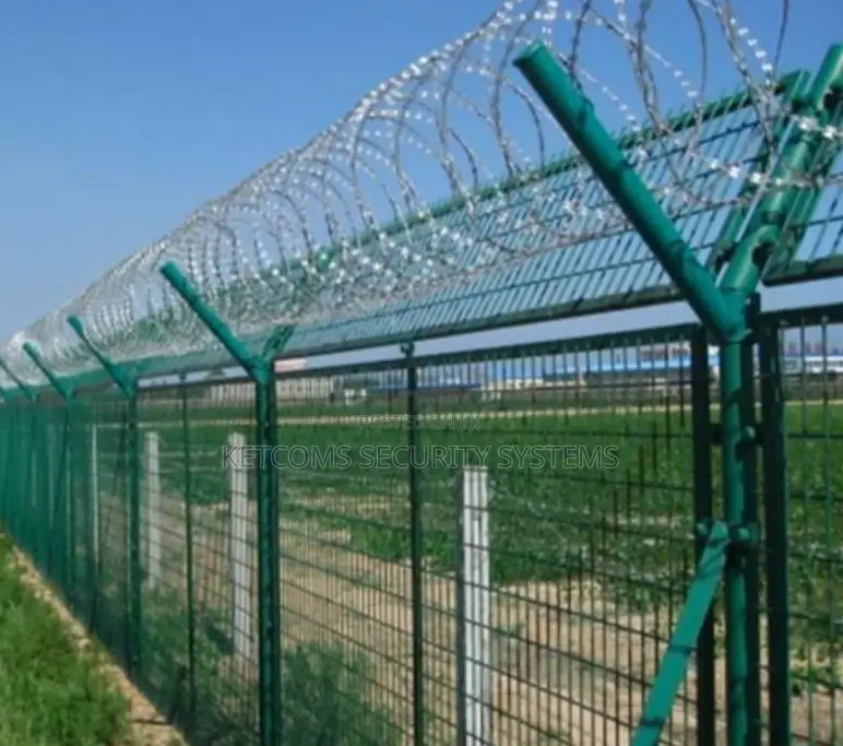 Electric Fence And Razor Fence