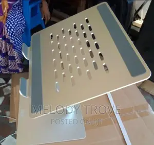 Silver Foldable Laptop Stand