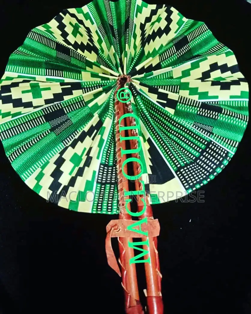 African Leather Fans