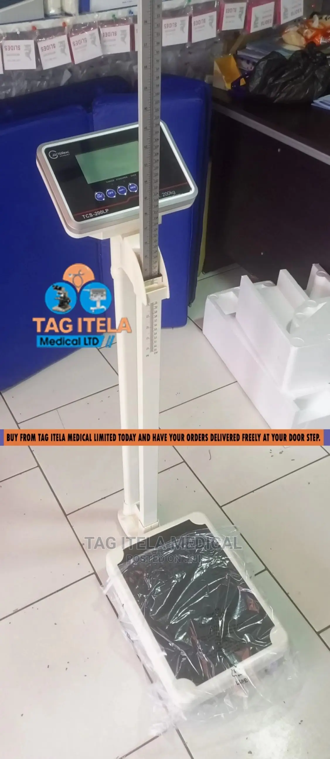 Weighing Scale With Height (Digital)