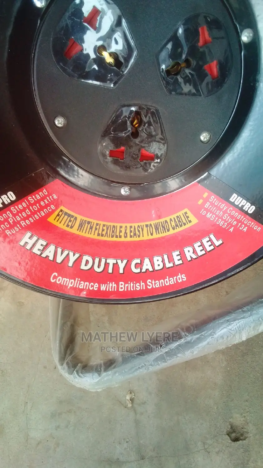 Extension Board 2.5/3 Flexible Heavy Duty Cable 50m