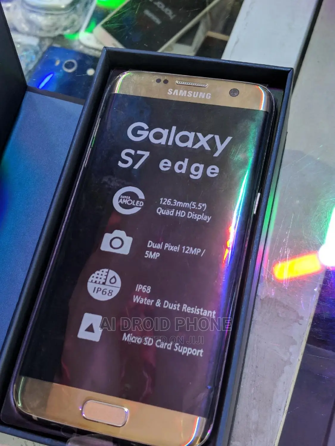 New Samsung Galaxy S7 edge 32 GB Black
