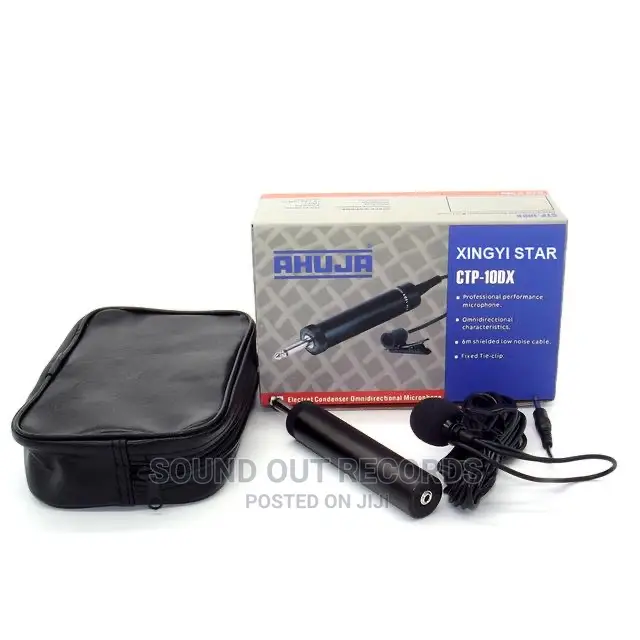 5m/16ft Long Ahuja Ctp 10dx Battery Powered Lapel Microphone