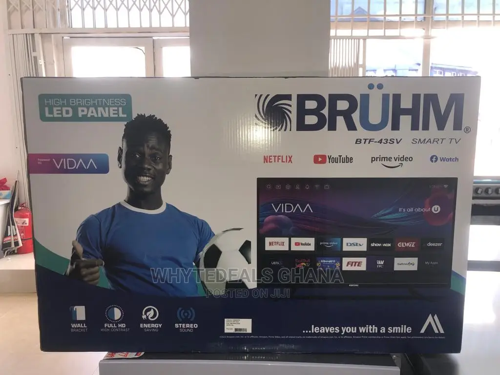 Full HD Smart Bruhm 43 Inch Satellite Bluetooth LED TV 2022