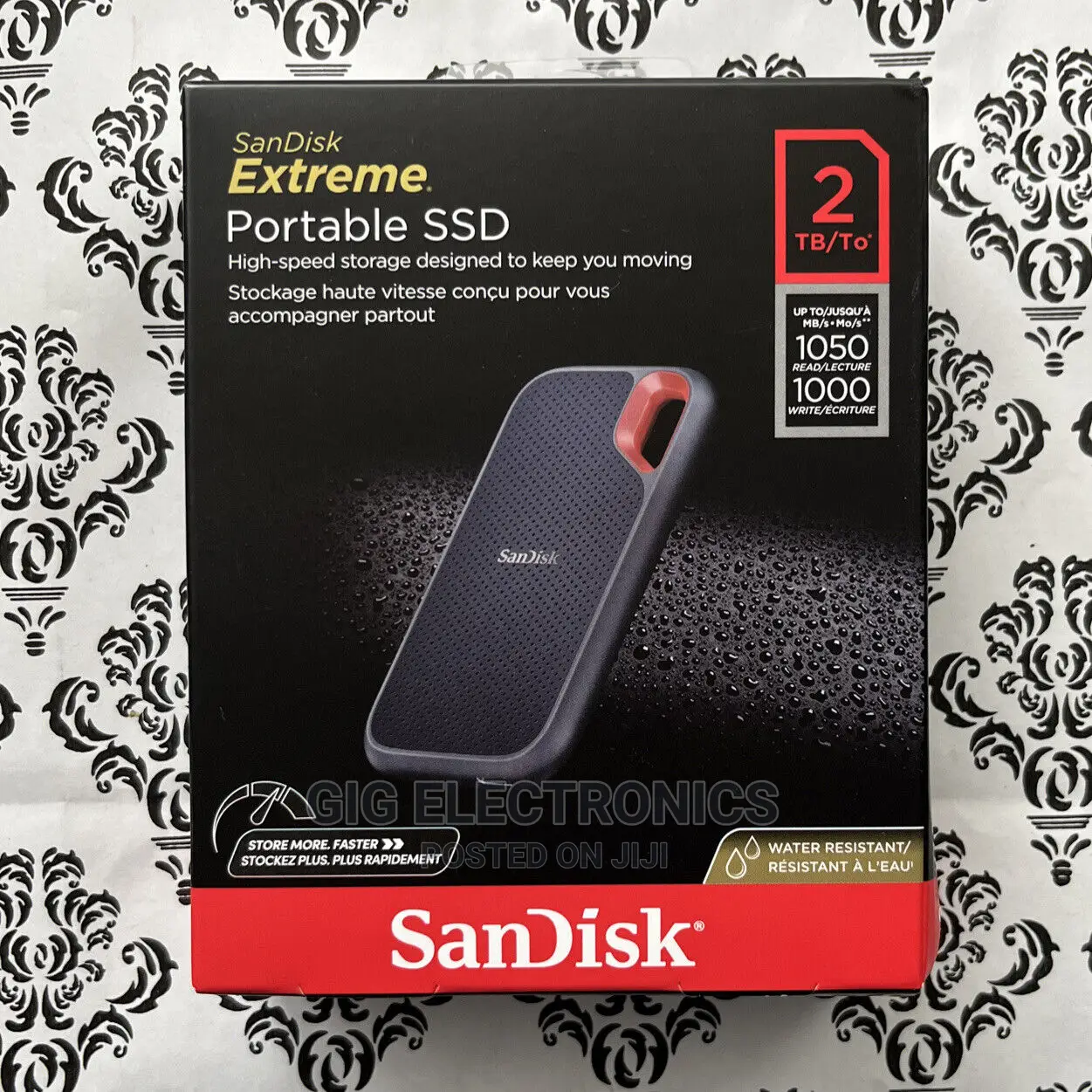 Sandisk 2tb Extreme Portable Ssd, Usb C 1050mb/S Read