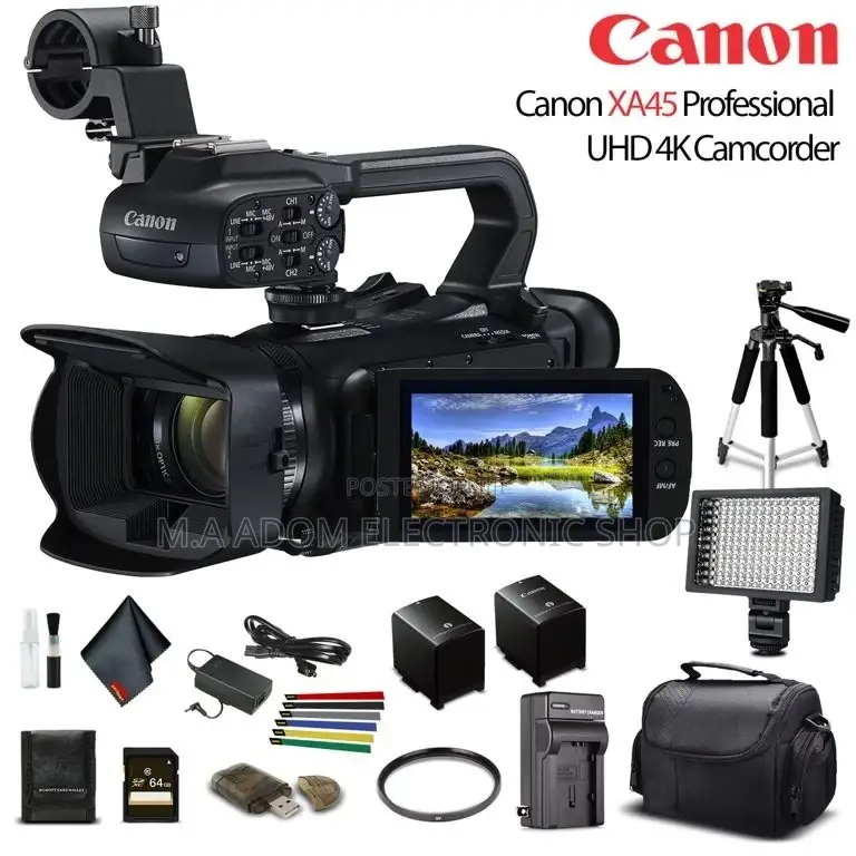Canon XA45 Professional UHD 4K Camcorder