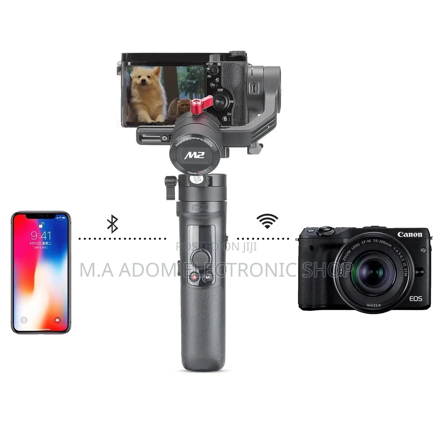 Crane M2 Handheld Sterilizer for Smart Fones Camera