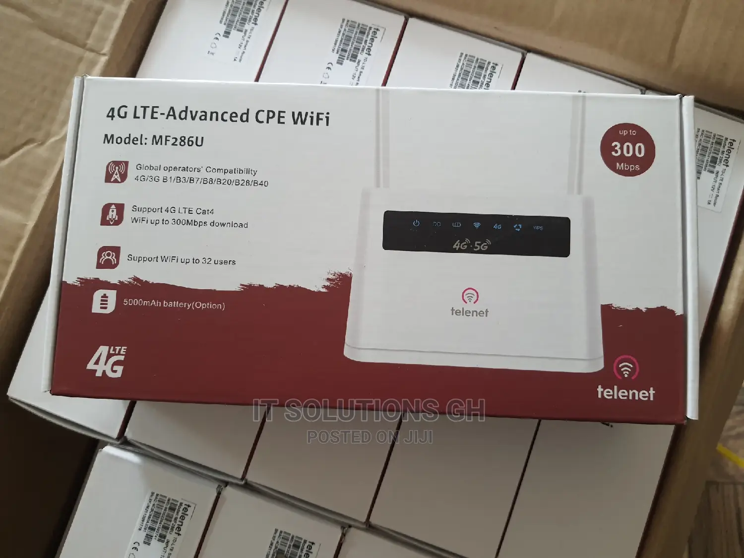 4G Router With Backup Battery and Telephone Port