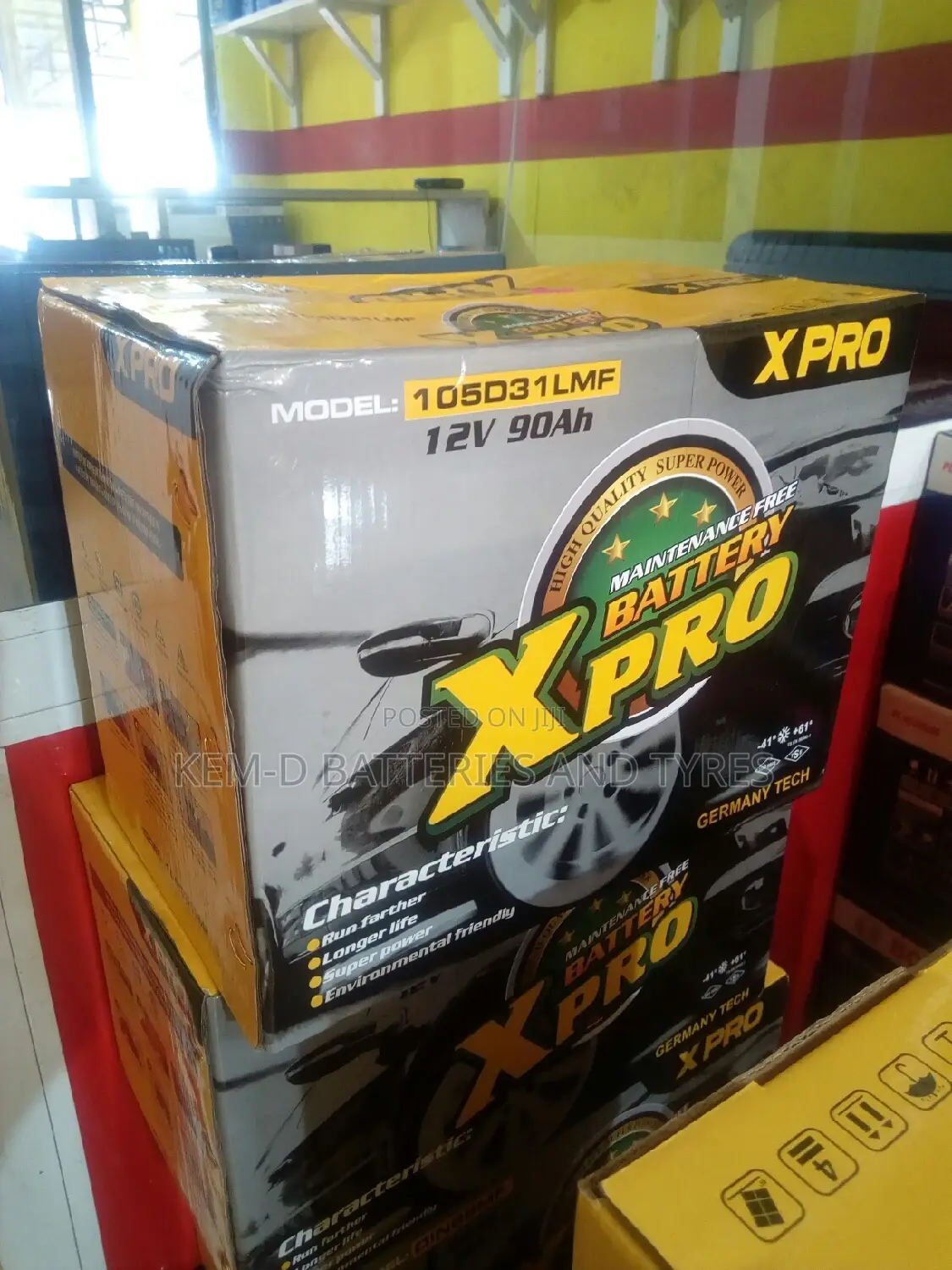 17 Plates Car Battery Battery + Free Battery Delivery