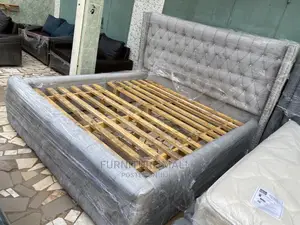Royal Queen-Size Bed With Mattress . Free Delivery