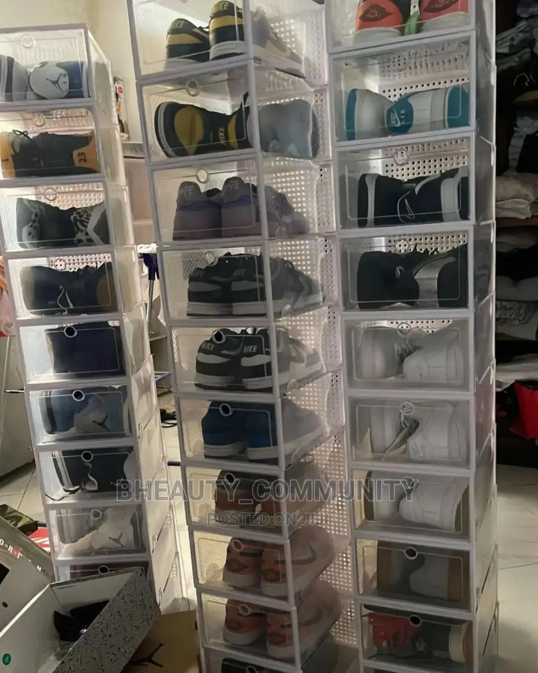 4 PCS Shoe Storage Boxes