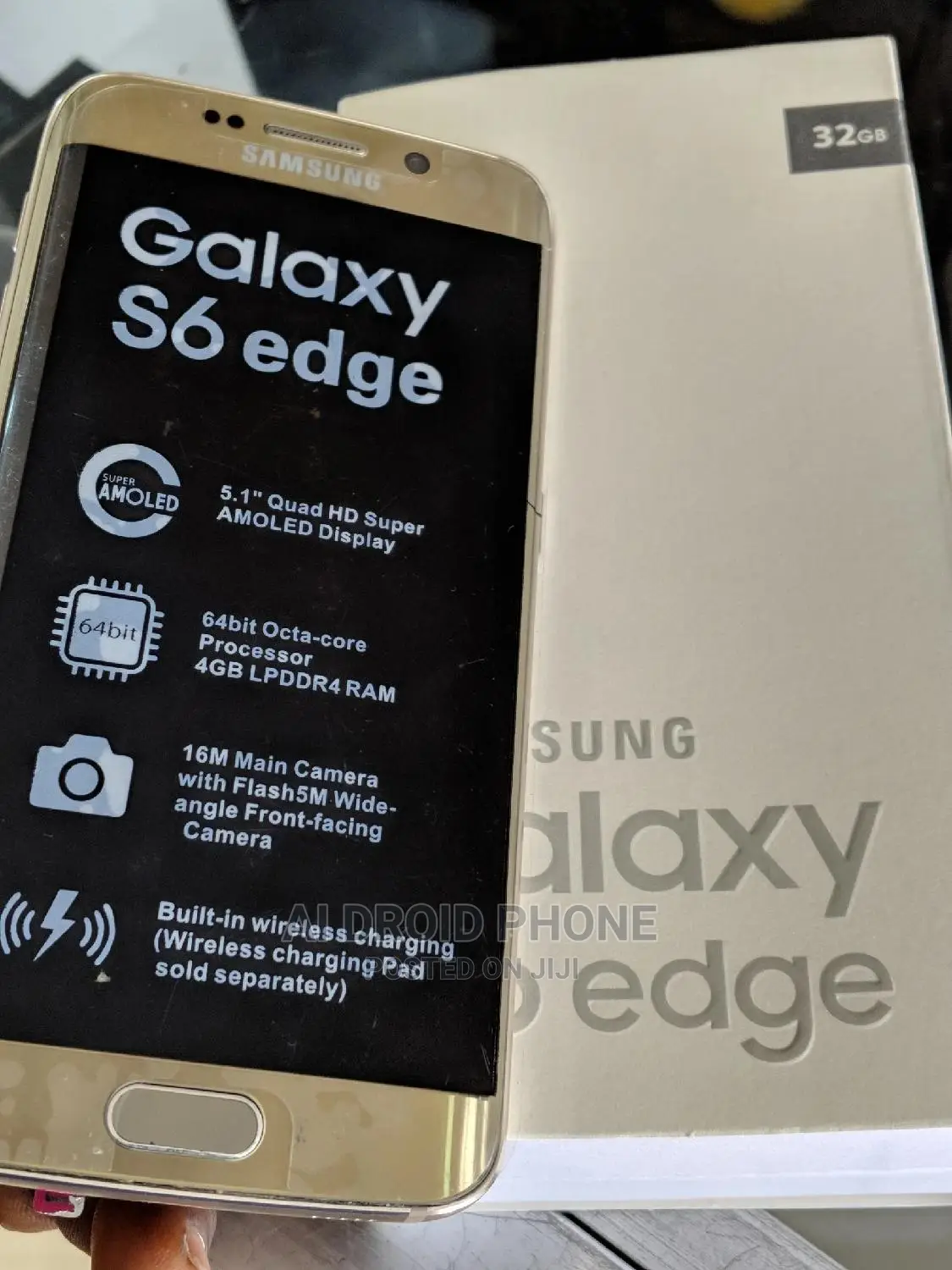 New Samsung Galaxy S6 edge 32 GB Gold