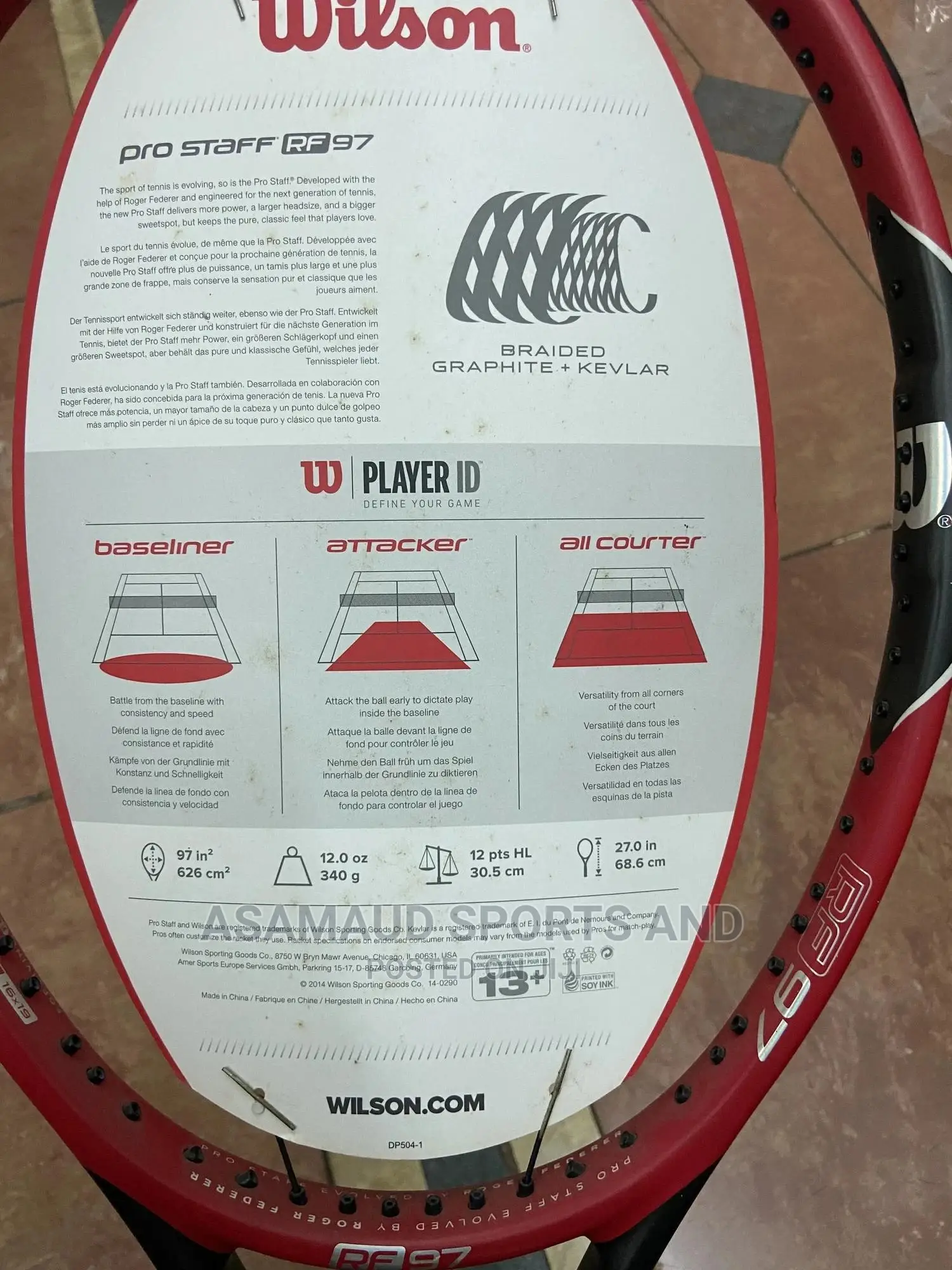 Original Welson Long Tennis Rackets